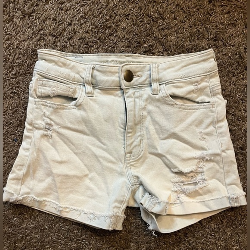 American eagle hi‎ rise shortie shorts
